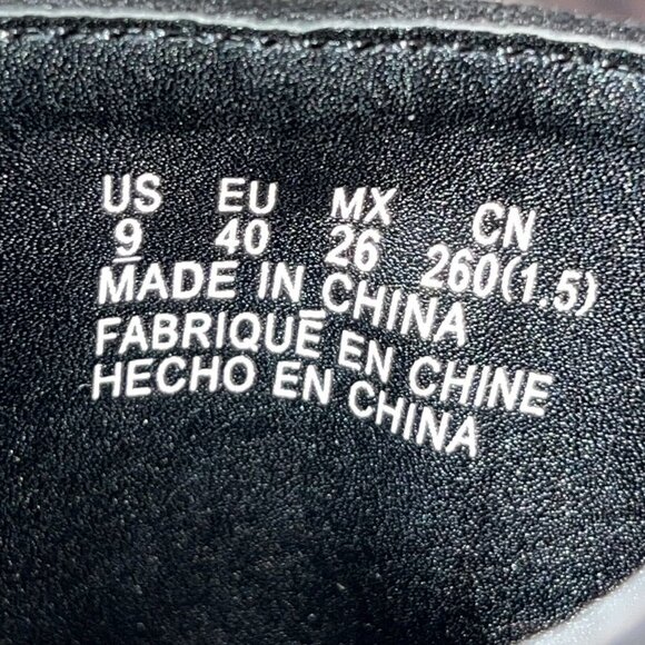 American Eagle Women Black Suede Slip On Mule Block Heel Open Toe Size‎ 9 Shoe - Picture 10 of 10